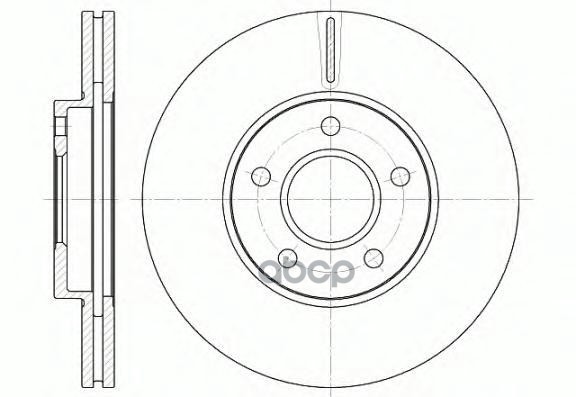 Диск Тормозной Transit Connect 02- Road house арт. 666210