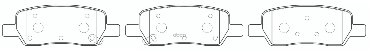 Колодки тормозные дисковые задние SB Nagamochi арт. BP11033