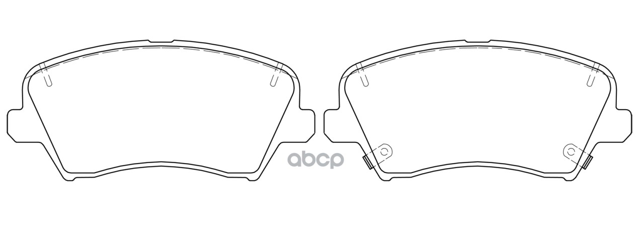 Колодки тормозные дисковые передние к-т Genesis_G70 PG917/CK (2017-...)/Kia_Stinger AE351 (2020-...) SB Nagamochi арт. bp13013