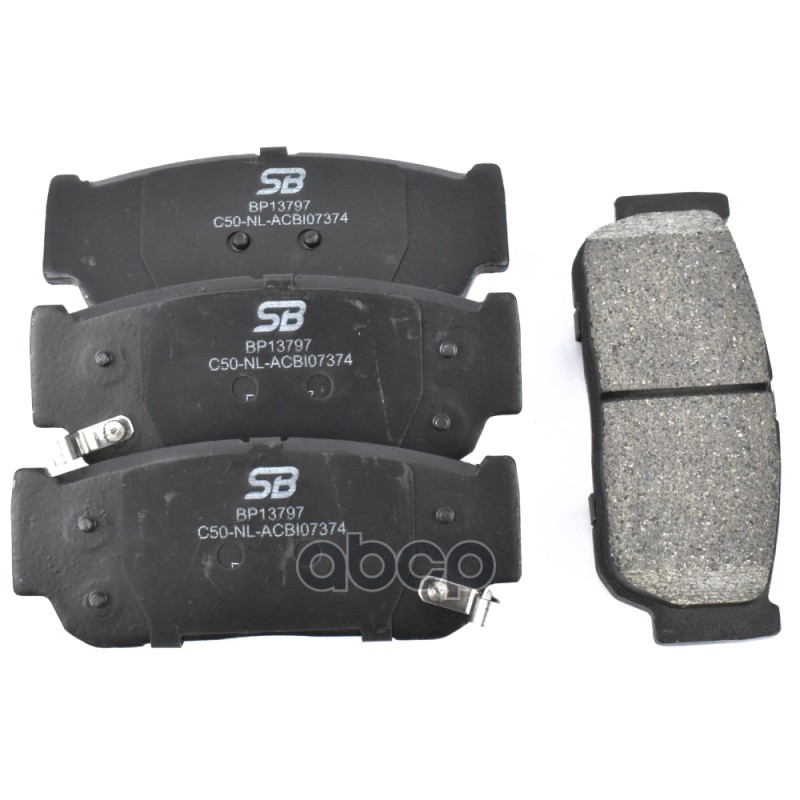 Колодки тормозные дисковые задние SB Nagamochi арт. BP13797