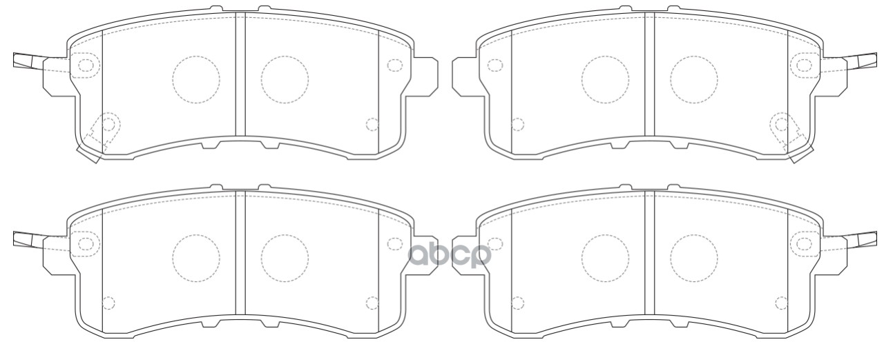 Колодки тормозные дисковые задние SB Nagamochi арт. BP20554