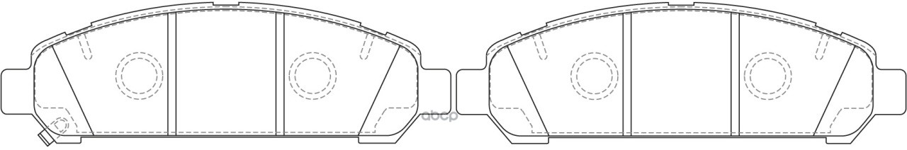 Колодки дисковые TOYOTA VENZA 2.7 2008 - по TOYOTA VENZA 3.5 2008 - по BP21003 SB Nagamochi арт. BP21003