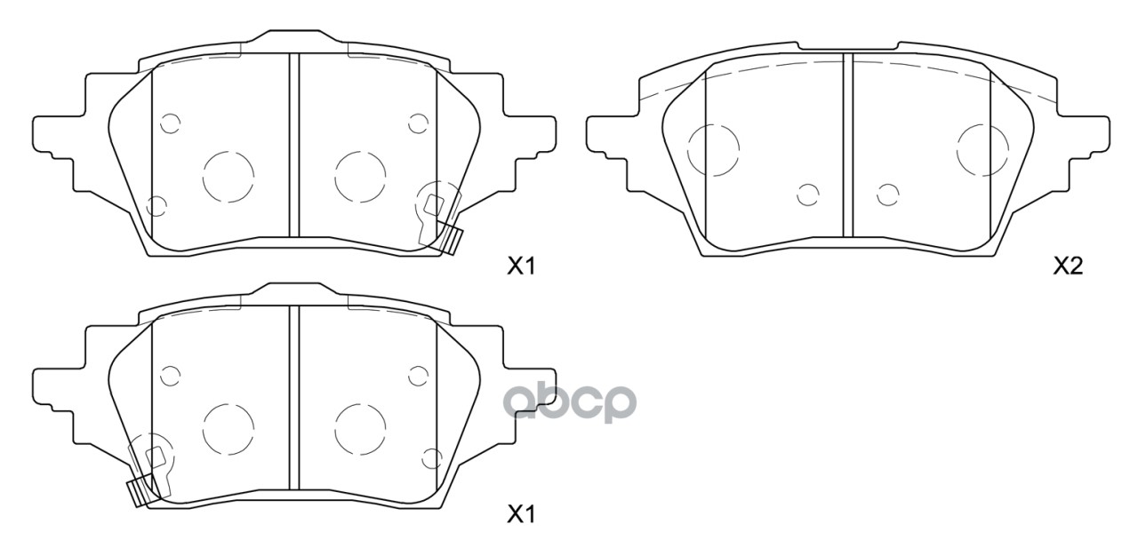Колодки тормозные дисковые задние SB Nagamochi арт. BP21024