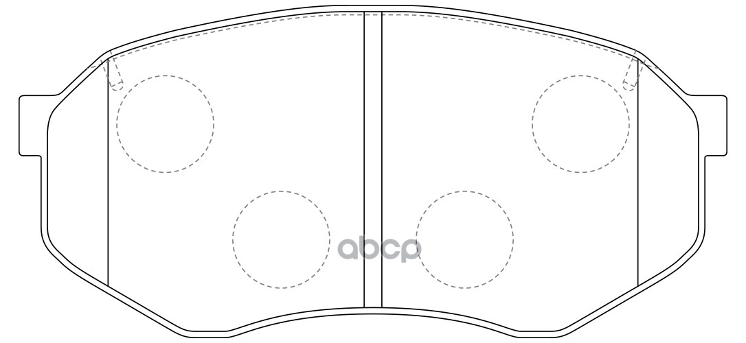 Колодки дисковые TOYOTA Mark2/Chaser/Cresta SX/YX80/GX81 88-95, LX80/MX83 88-93, JZX81 90-93, Tacoma 4.0L 04-06, Comfort 95-0...