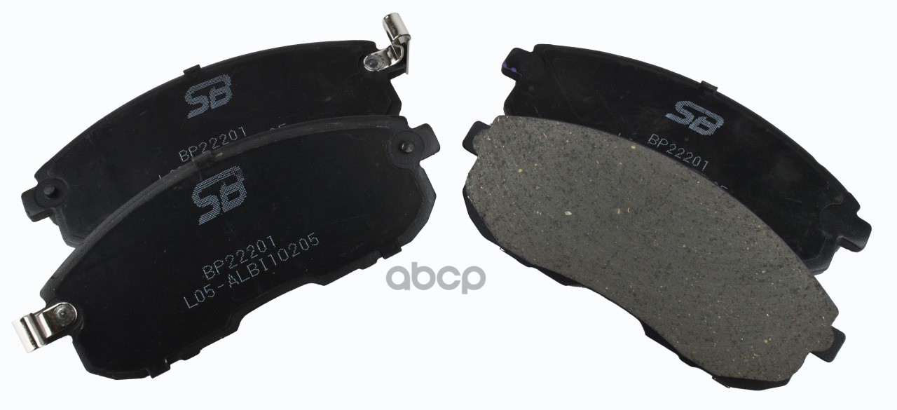 Колодки тормозные передние HYUNDAI SONATA 88-93/NISSAN PRIMERA W10 90-98 BP22201 SB Nagamochi арт. BP22201