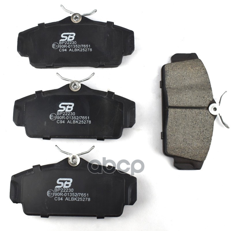 Колодки тормозные передние (NISSAN ALMERA N16, PRIMERA P11) BP22230 SB Nagamochi арт. BP22230