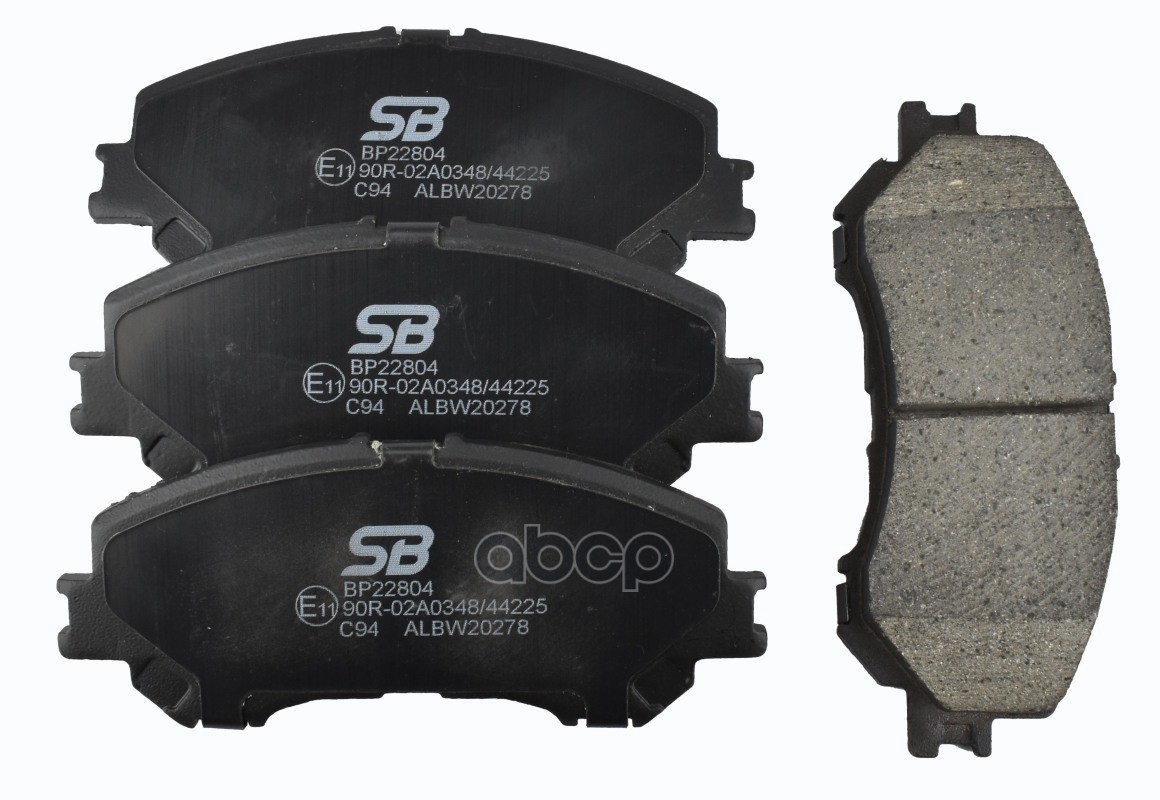 Колодки тормозные дисковые передние SB Nagamochi арт. BP22804