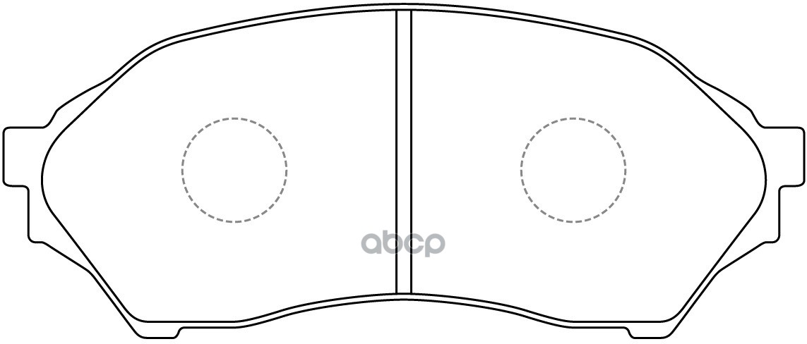 Колодки Дисковые Mazda Familia 1.5 1998 - 2004 Mazda Familia 1.3 2001 - 2004 Bp25425 SB Nagamochi арт. BP25425