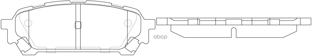 Колодки Тормозные Задние (Subaru Impreza 2.0 11.02-) Bp27801 SB Nagamochi арт. BP27801