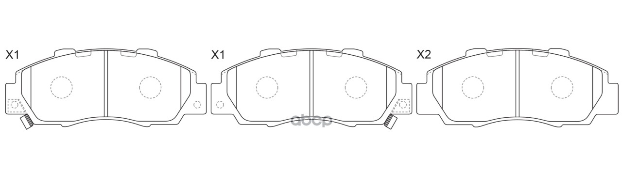 Колодки тормозные дисковые передние SB Nagamochi арт. BP28254