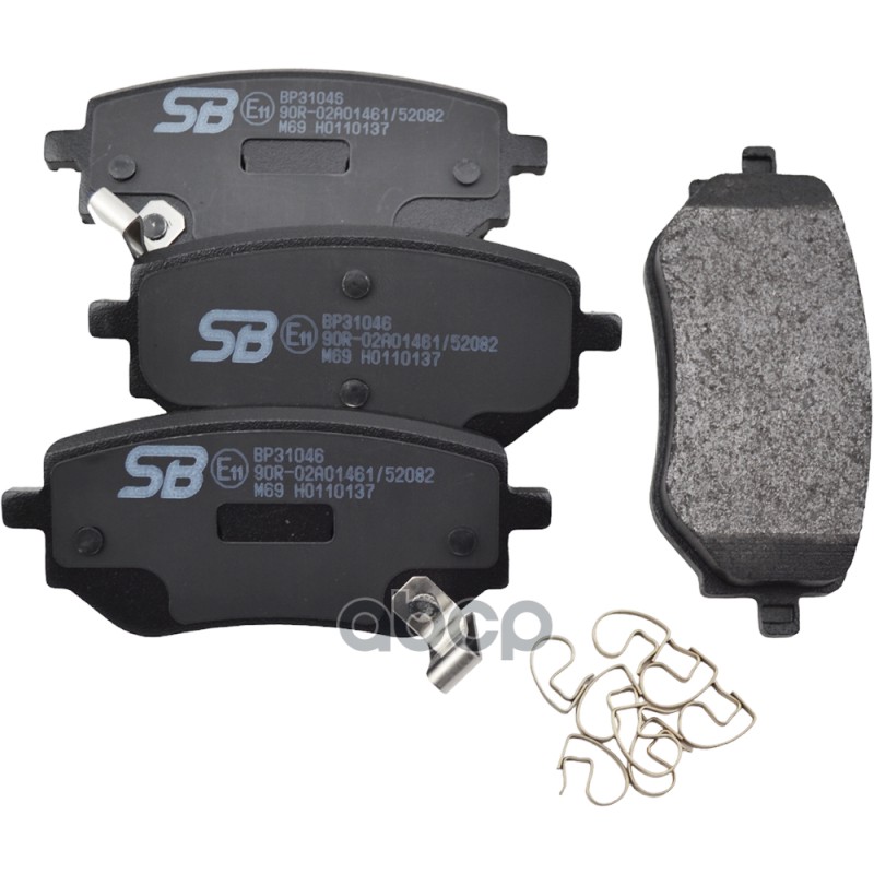 Колодки тормозные MERCEDES-BENZ X 220d 09.17-05.20, MERCEDES-BENZ X 250d 4-matic 09.17-05.20, NISSAN Navara 01.15- BP31046 SB...