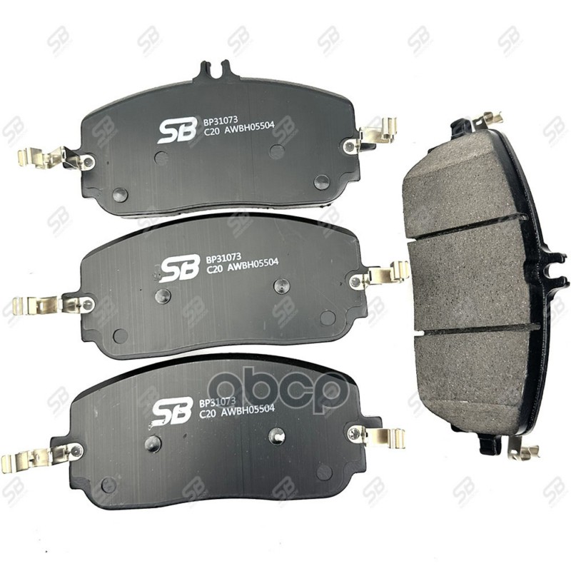 Колодки тормозные дисковые к-т Mercedes-Benz_C300 W206 (2021-...)/E200 W214 (2023-...)/E220 W214 (20 SB Nagamochi арт. bp31073
