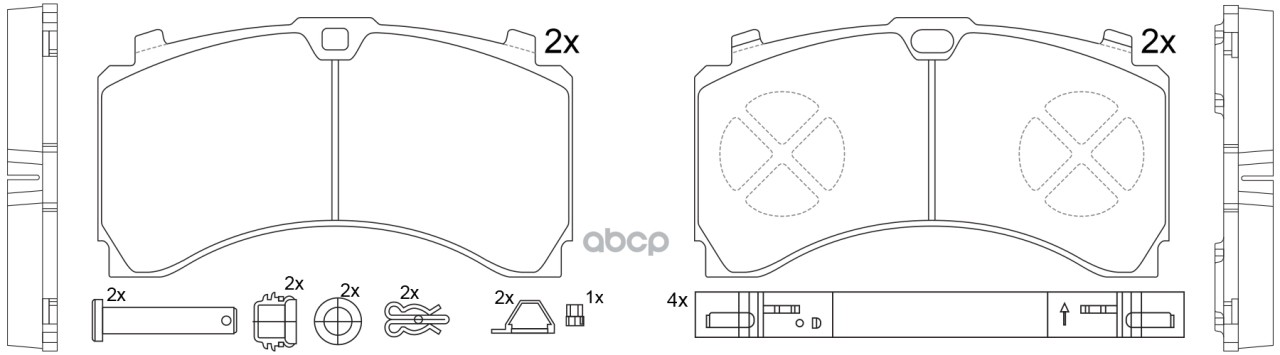 Колодки тормозные дисковые задние SB Nagamochi арт. BP31109