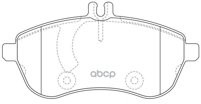 Колодки тормозные передние (MB W204/W212) BP31452W SB Nagamochi арт. BP31452W