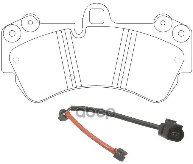 Колодки дисковые VOLKSWAGEN TOUAREG 3.0 2004 - 2010 VOLKSWAGEN TOUAREG 3.2 2002 - 2006 VOLKSWAGEN TOUAREG 3.2 2004 - 2006 BP3...