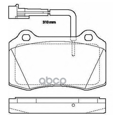 Колодки тормозные ALFA ROMEO 156 03.02-05.04, JAGUAR XJ8L 04.03-02.07, VOLVO V70 01.03- BP41202W SB Nagamochi арт. BP41202W