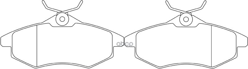 Колодки тормозные CITROEN C3 1.4 2002 - 2009 BP42207 SB Nagamochi арт. BP42207