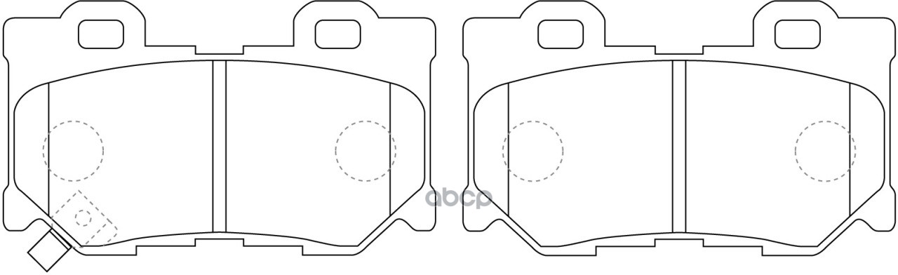 Колодки тормозные дисковые задние к-т INFINITI FX35/45/50 #S51 08-  G37 #36 09- SB Nagamochi арт. bp50396