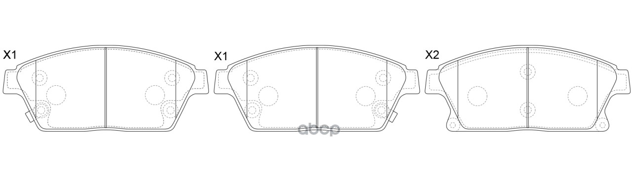 Колодки тормозные дисковые передние SB Nagamochi арт. BP51038