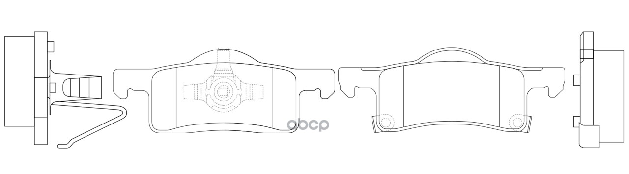 Колодки тормозные LINCOLN Navigator 03.02-08.04 B5 , 5.4L T54SDEM , 08.97-03.02 TN , 5.4L 5.4L WINDSOR BP51620 SB Nagamochi а...