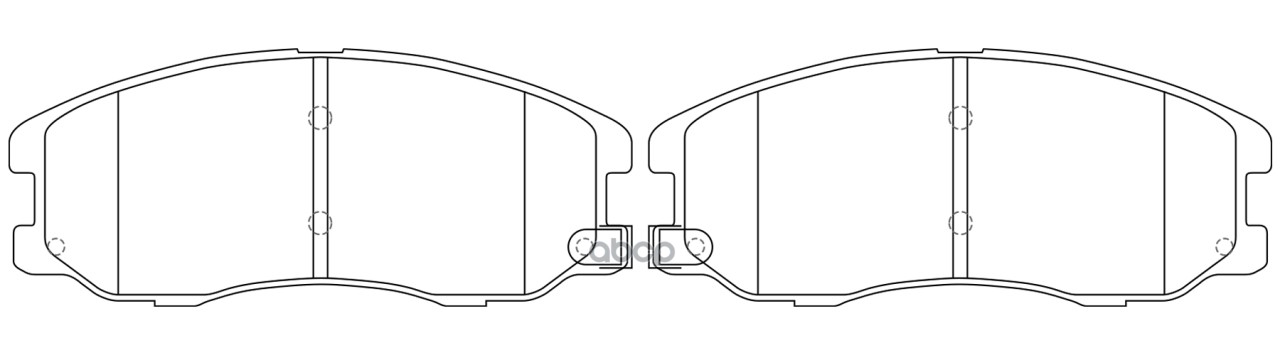 Колодки тормозные передние CHEVROLET CAPTIVA/OPEL ANTARA 2.0D/2.4/3.2 07- BP52068 SB Nagamochi арт. BP52068