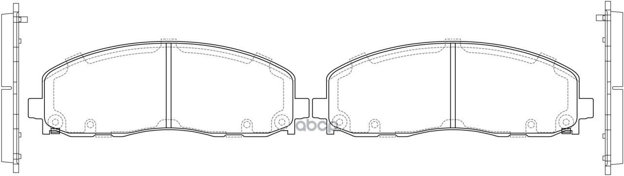 Колодки дисковые Dodge Caravan V 2008 - BP53003 SB Nagamochi арт. BP53003