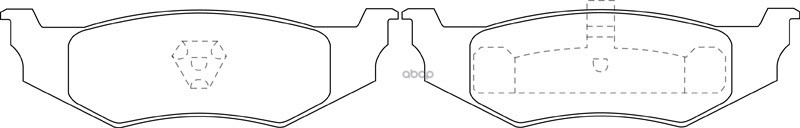 Колодки тормозные дисковые задние к-т CHRYSLER 300M 2.7/3.5L 98-04  DODGE Neon 1.6L 00-05  1.8L 98-9 SB Nagamochi арт. bp53149