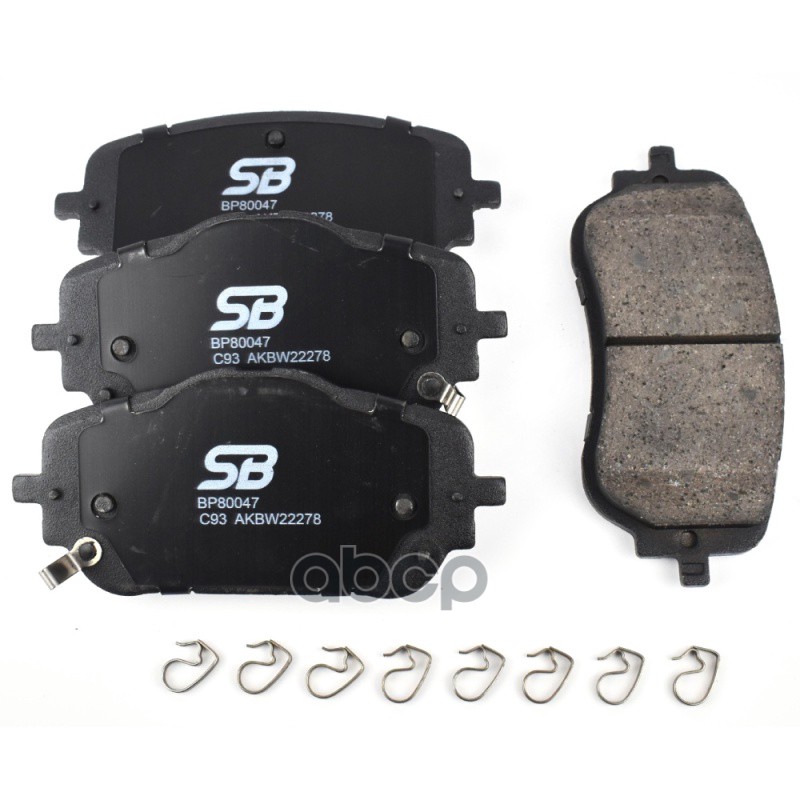 Колодки тормозные дисковые передние SB Nagamochi арт. BP80047