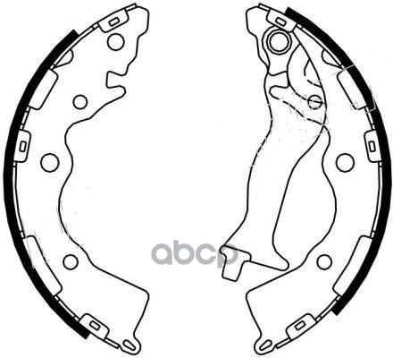 Колодки тормозные барабанные HYUNDAI ACCENT 1.4-1.6 05-/KIA RIO II 1.4-1.6 05- BS11617 SB Nagamochi арт. BS11617