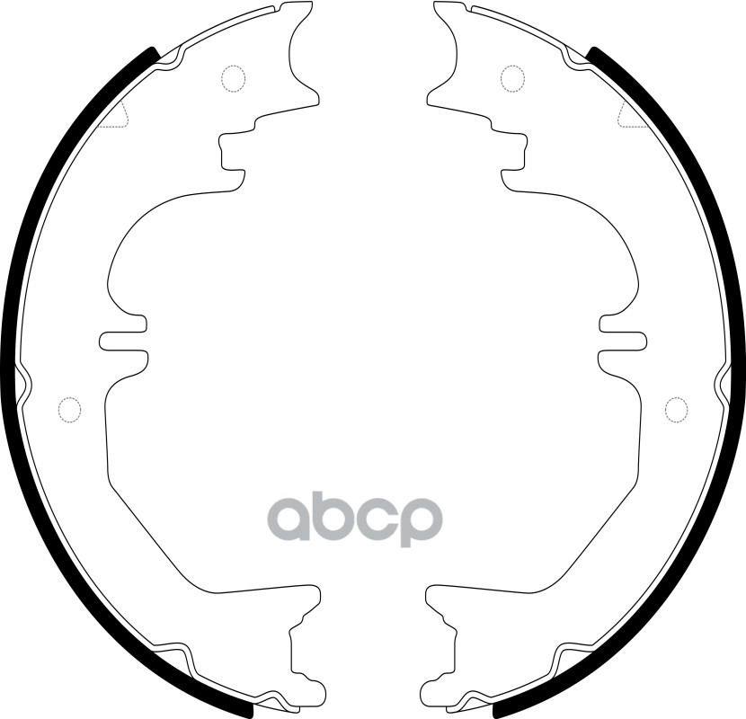 Колодки стояночного тормоза TOYOTA LAND CRUISER J100 4.2-4.7 98- BS21905 SB Nagamochi арт. BS21905