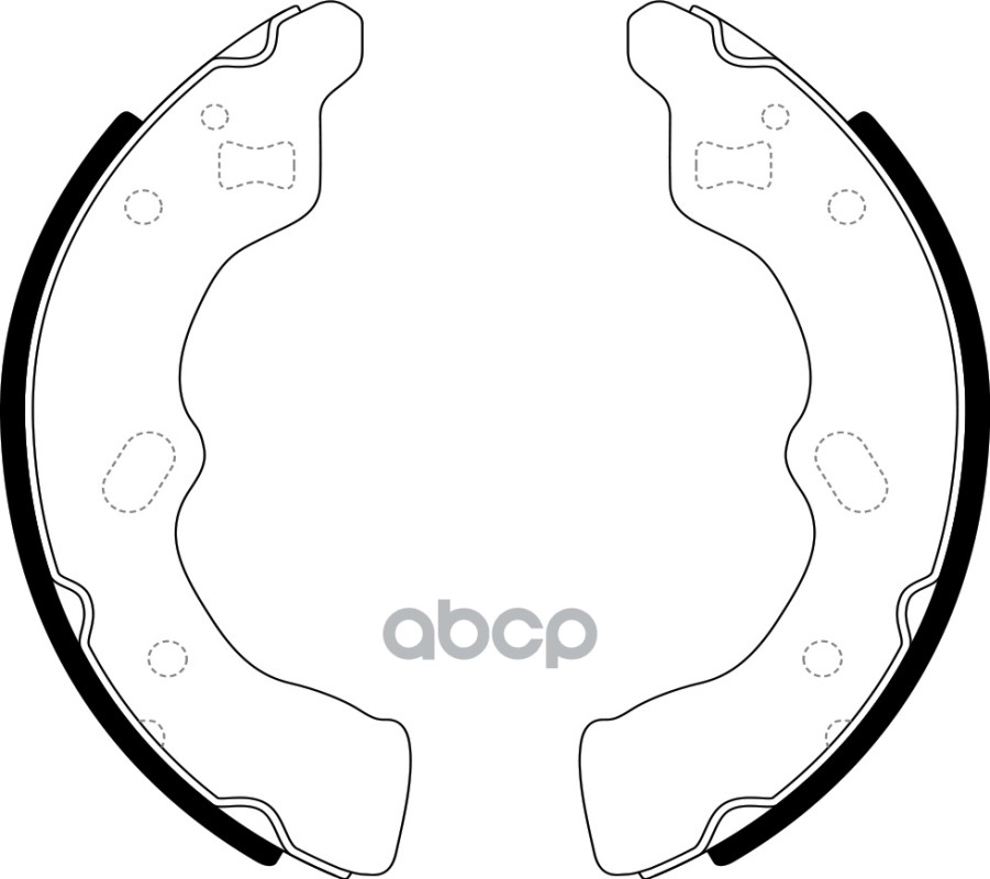 Колодки тормозные барабанные задние SB Nagamochi арт. BS25387