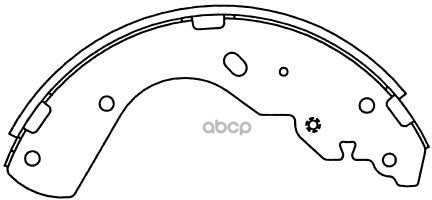 Колодки барабанные FORD RANGER 2.5 1999 - 2006 FORD RANGER 2.2 2011 - по MAZDA B-SERIE 2.5 1999 - 2006 BS25416 SB Nagamochi а...