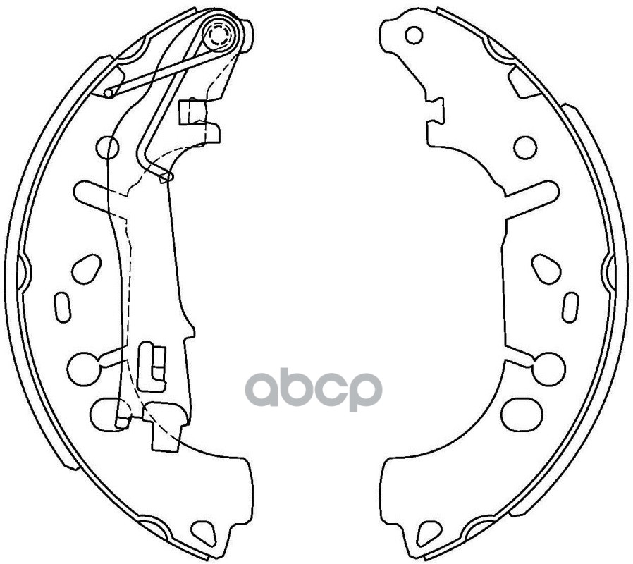 Колодки барабанные FIAT GRANDE PUNTO 1.3D/1.4 05-/OPEL CORSA D 06- (228x40) BS41624 SB Nagamochi арт. BS41624