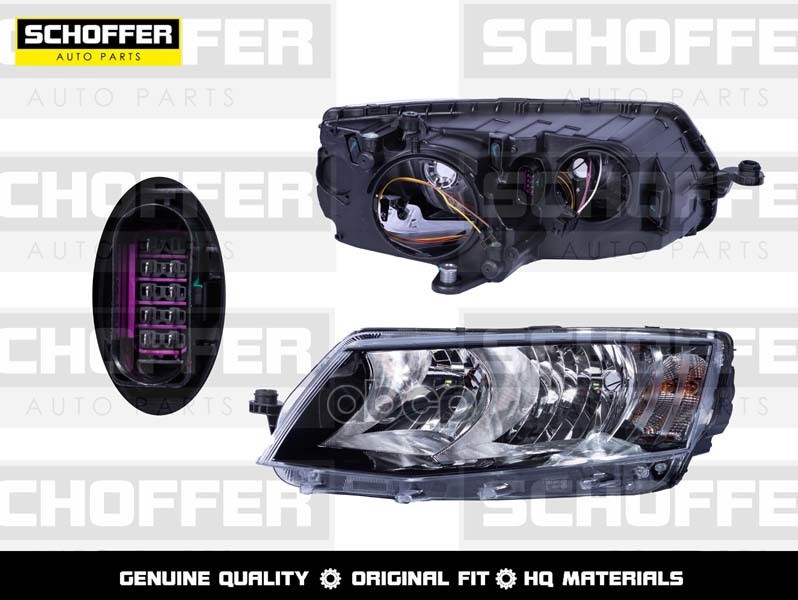 Фара Левая Skoda Octavia (Iii 2013-2016) Schoffer Shf12106 SCHOFFER арт. SHF12106