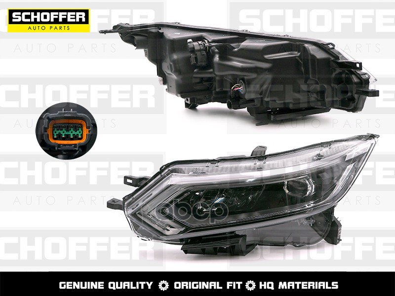 Фара Led Левая Nissan Qashqai (Ii 2017 - Н.в.) Schoffer Shf12112 SCHOFFER арт. SHF12112