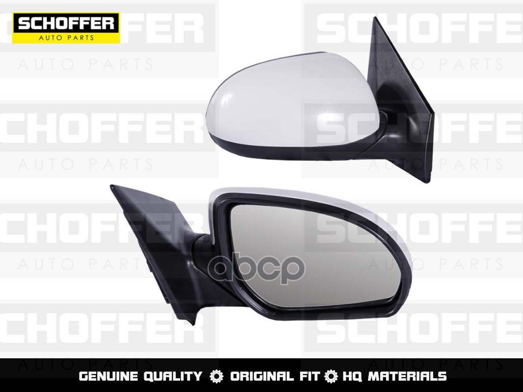 Зеркало Правое Kia Rio 10-17 (5 Конт./Обогрев) SCHOFFER арт. SHF13001