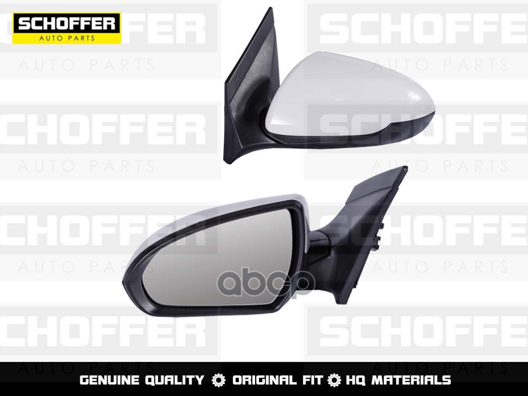 Зеркало Левое Hyundai Solaris (Ii 2017-2020) (5 Конт. Обогрев) Schoffer Shf13004 SCHOFFER арт. SHF13004