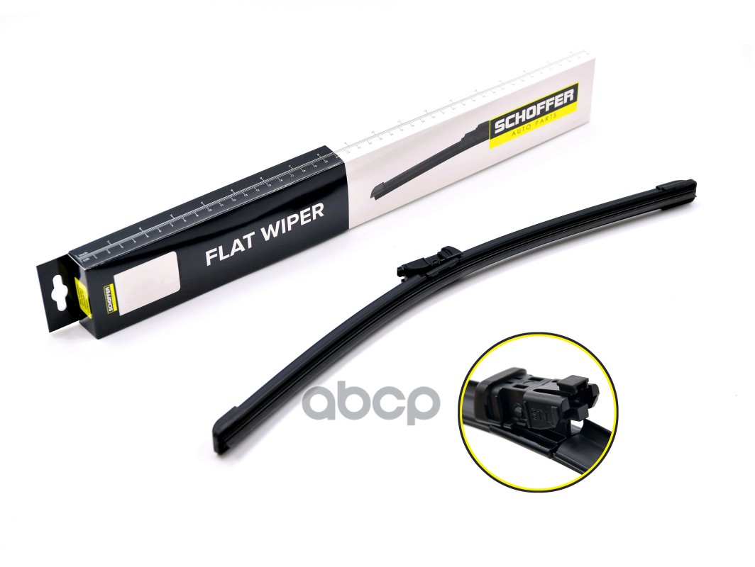 Щетка Стеклоочистителя (525Mm/21) Push Button 19Mm Schoffer Shf29005 SCHOFFER арт. SHF29005