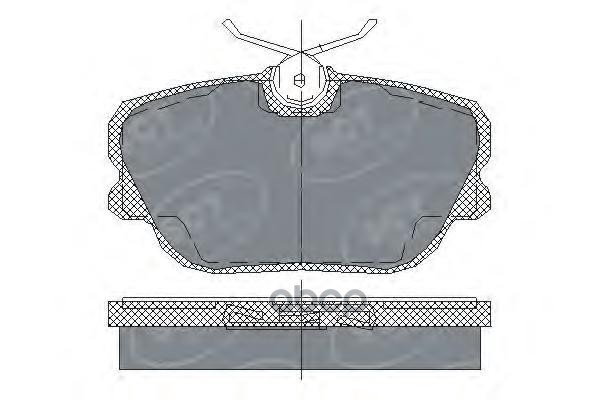 Колод. Торм.задн. Mercedes 190 (W201) 82-93 SCT арт. sp124