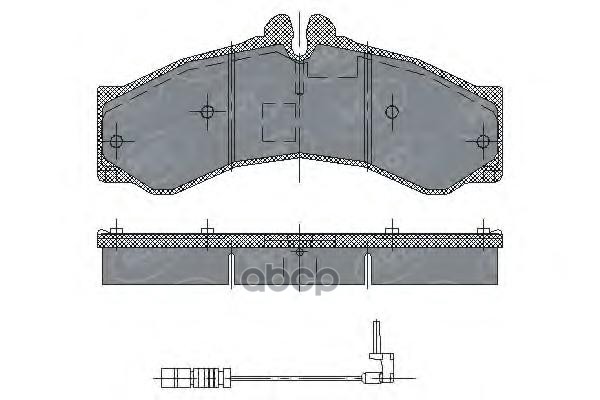 колод. торм.задн./перед. MERCEDES SPRINTER CLASSIC RUSSIA (9 SCT арт. sp132