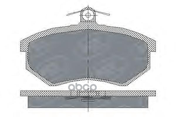 Колод. торм. предние. volkswagen golf ii/iii/iv  2.0/1.9d/passat SCT арт. sp175
