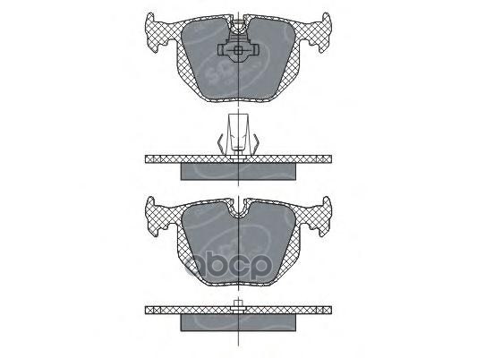 колод. торм.перед. BMW X3 (E83)/X5 (E53)/3 (E46)/7 (E38) SCT арт. sp271