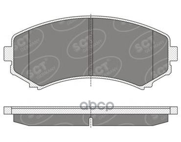 Колод. Торм.задн. Mitsu Pajero Iii/Iv 00-06/07-/Grandis 04- SCT арт. sp344