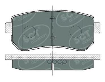 колод. торм.перед. HYUNDAI CRETA 2.0/1.6/CEED 07-/11-/ix35 10-/SPORTAGE 08- SCT арт. sp380