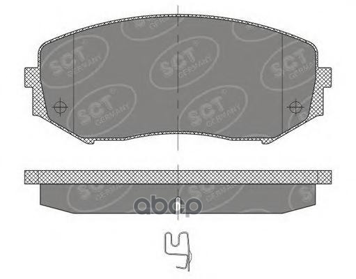 Колод. Торм.задн. Suzuki Grand Vitara  1.6-3.2 05-/09- SCT арт. sp482