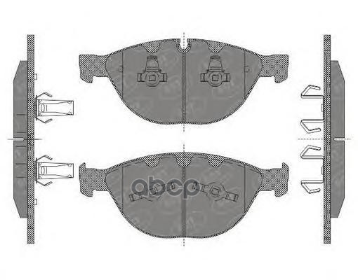 Колод. Торм.задн. Bmw E60/E65/M5/M6 04-/Jaguar Fx/Xj/Xk 09- SCT арт. sp648