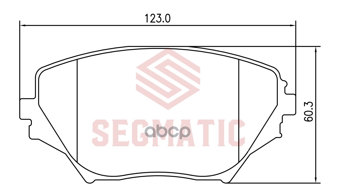 Колодка Торм Диск Пер Toyota Corolla 1.6 2000 - 2002 Toyota Corolla 1.8 1998 - 2002 Toyota Gaia 2 Sgbp2745 SEGMATIC арт. SGBP...