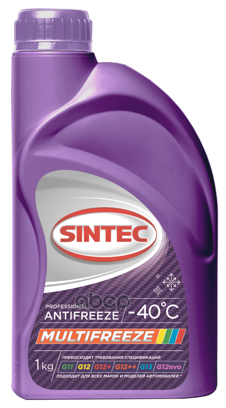 Антифриз Sintec Antifreeze Multi Freeze 1Кг SINTEC арт. 800533