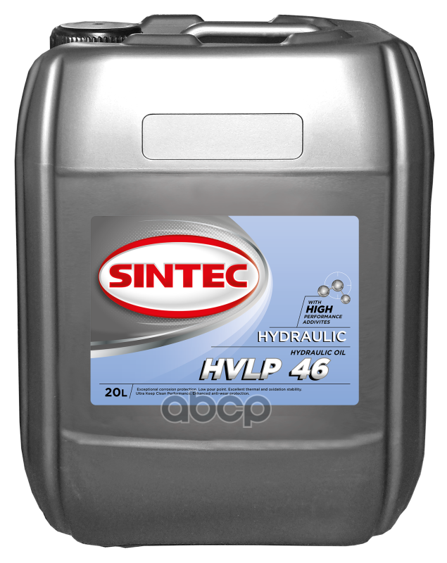 Масло Гидравлическое 46 Sintec Hvlp 20Л Sintec 999909 SINTEC арт. 999909