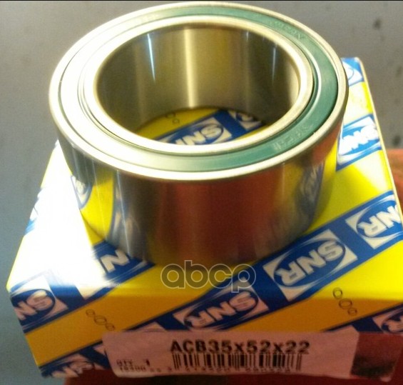 Подшипник компрессора кондиционера ACB35X52X22 SNR арт. ACB35x52x22